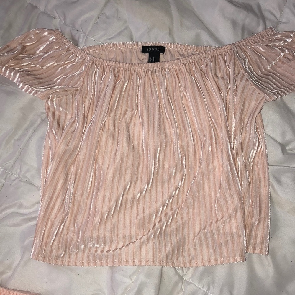 Velvet off the shoulder crop top
